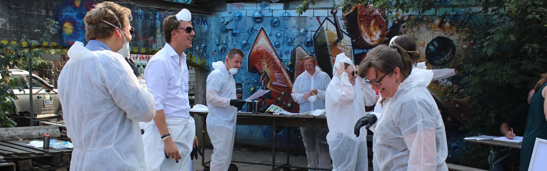 Graffiti Workshop als Teambuilding Event Idee mit b-ceed