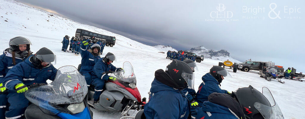 Book corporate trip to Iceland, Reykjavik as teambuilding event - at b-ceed and Bright and Epic agency 2023 2024