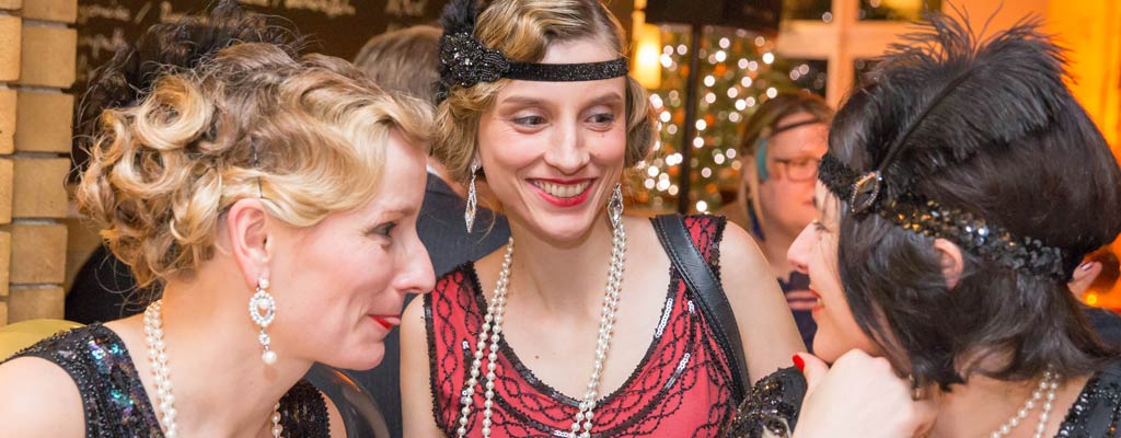 Golden Gatsby Weihnachtsfeier Idee deutschlandweit mit b-ceed events