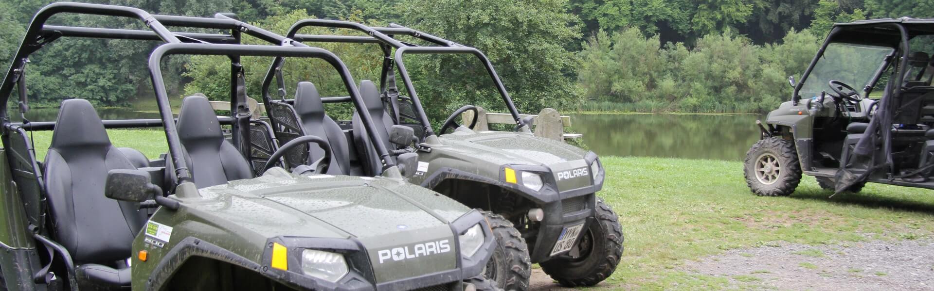 Mit PS und Polaris Fahrzeuge in die Natur - Offroad Betriebsausflug der Superlative