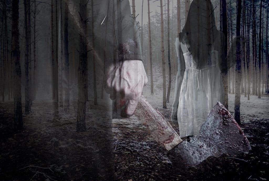 mordfall im wald and halloween - horror firmenausflug ab oktober