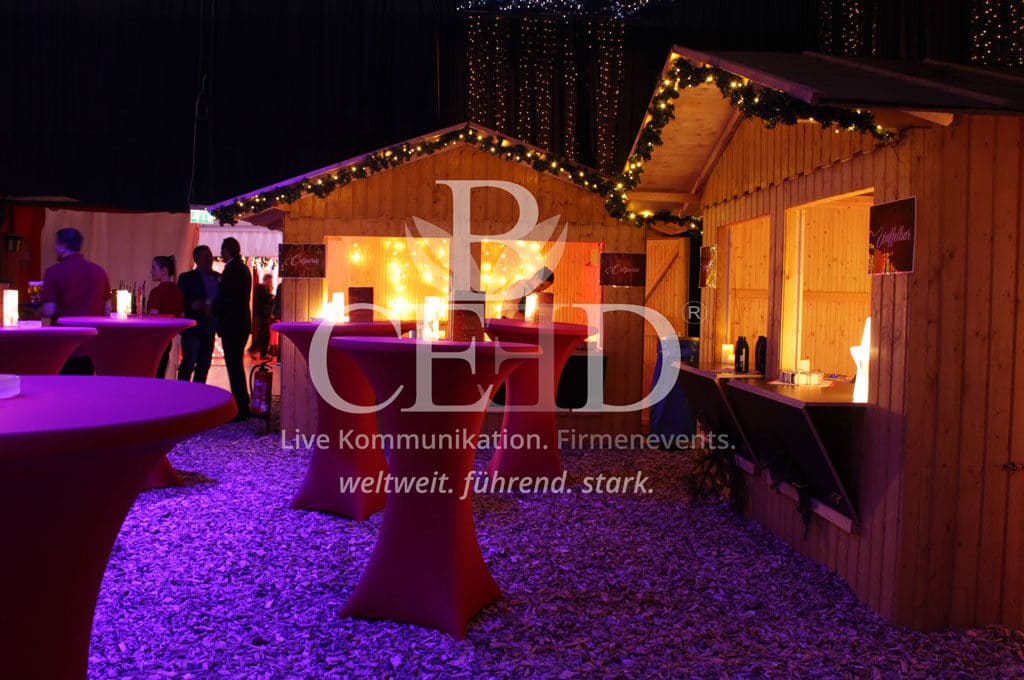 Mobile company Christmas market on your own company premises with b-ceed: events!