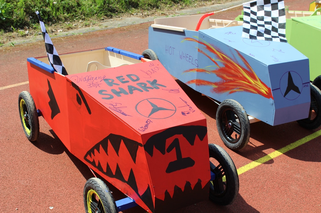 The big soapbox team cup with the company at b-ceed