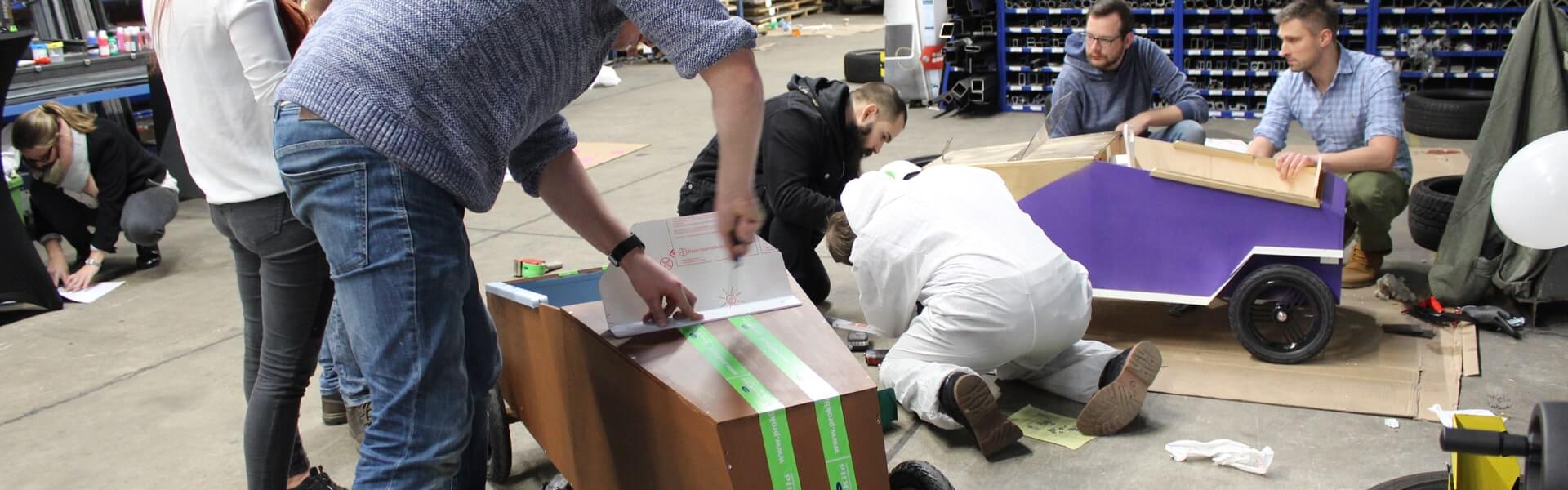 Seifenkisten Rennen mit b-ceed: Teambuilding Event bundesweit