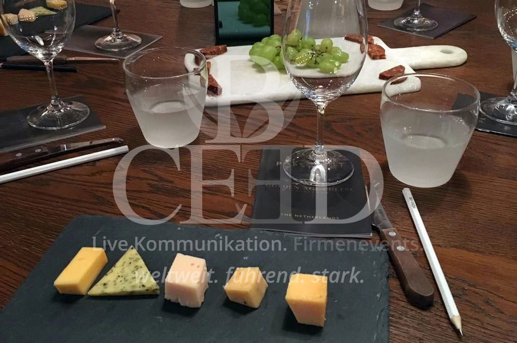 Cheese Tasting in Amsterdam inklusive korrespondierender Weine