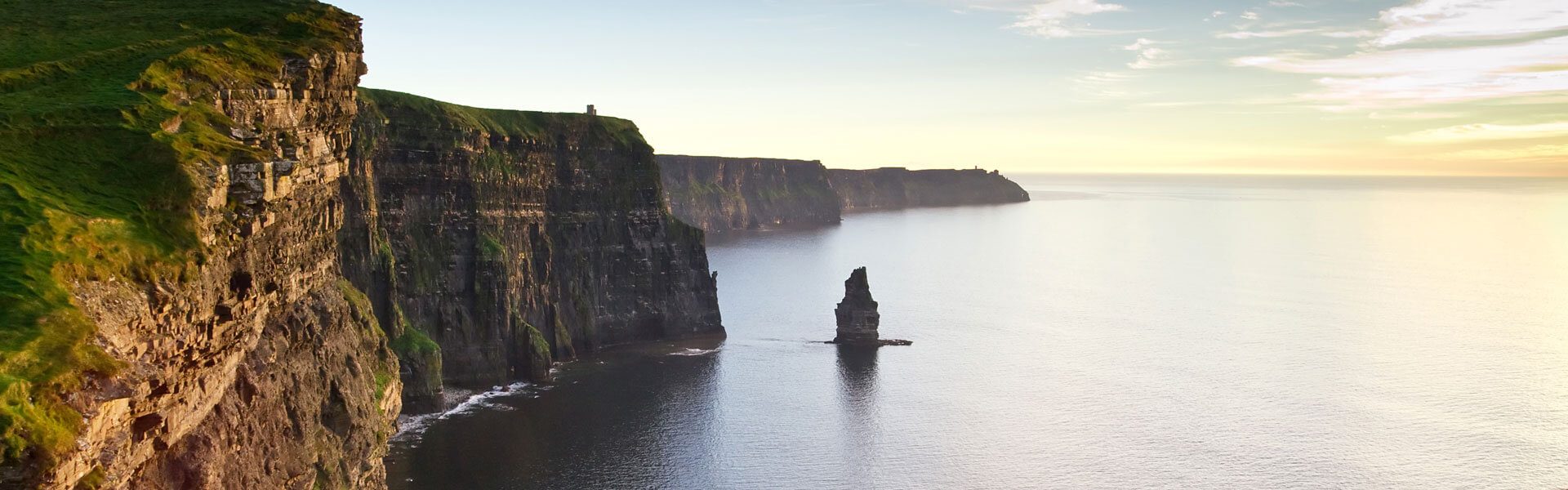 Get a breath of fresh Irish sea air at the Cliffs of Moher