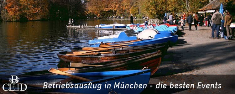 Betriebsausflug in München planen - Rudern am See und an der Isar - b-ceed: events
