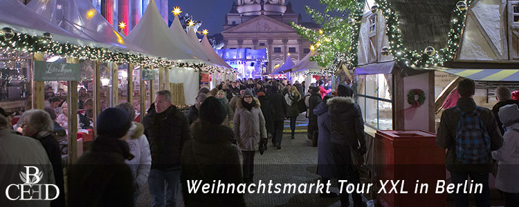 Firmen Weihnachtsfeier Berlin mit XXL Weihnachtsmarkttour von b-ceed