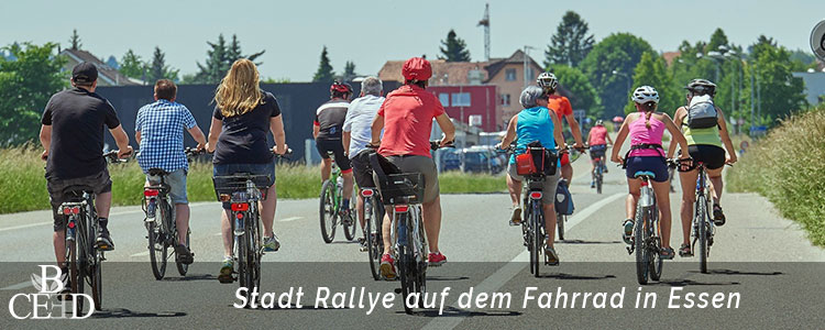 Fahrrad Rallye durch Essen - der Firmenausflug und das Teamevent ab 10 Personen | b-ceed: Eventagentur in Essen