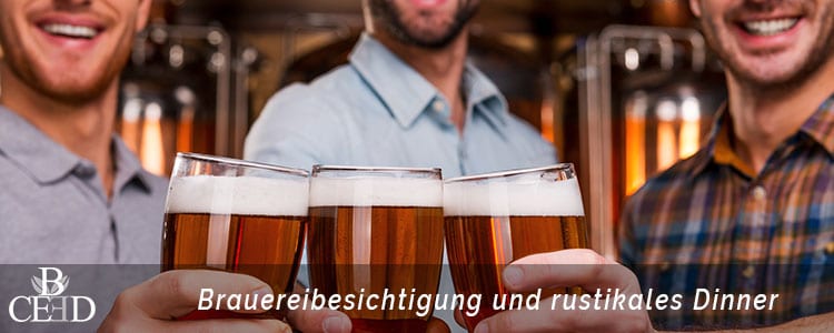 Brewery tour and rustic Christmas menu for Christmas party in Bremen - b-ceed: events