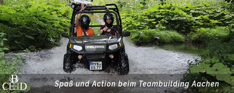 Outdoor excursions 2021 - Offroad adventure with quads through the nature as teambuilding in Aachen by the event planning company b-ceed
