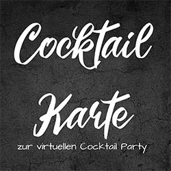 Cocktailkarte zum virtuellen Cocktailkurs von b-ceed: events!