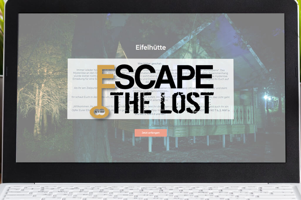 Escape the Lost is the exciting online escape game as a remote team event by b-ceed.