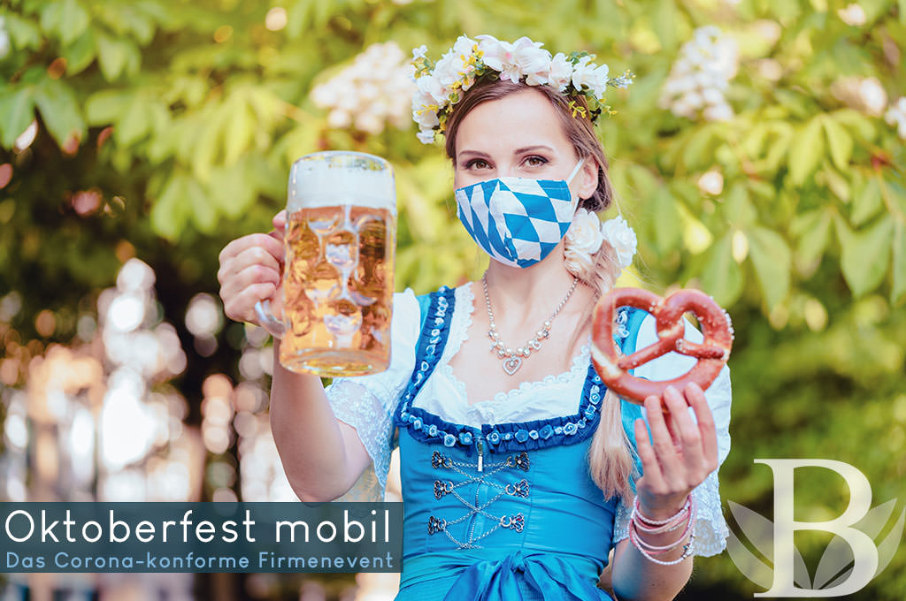 Corona konformes Firmenevent: Mobiles Oktoberfest auf dem FIrmengelände - 2021 sicher und mit Abstand feiern