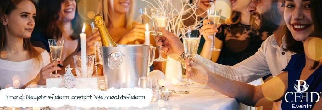 New Year's celebrations - trend as an alternative to the Christmas party at companies 2022 - bceed events