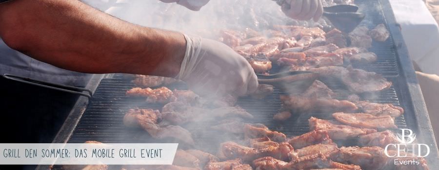 Book summer party with BBQ and grill event - event planning company b-ceed mobile Events
