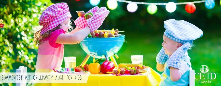 Summer party for companies with child care and games - bceed Eventagentur