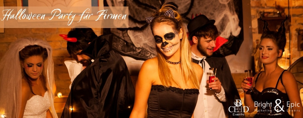 Halloween party - company event in autumn mobile on the company premises - bceed and Bright &amp; Epic event planning company