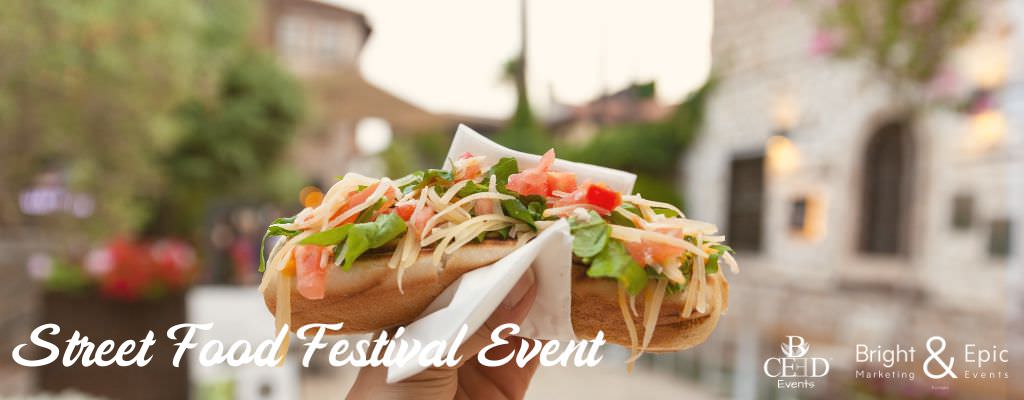 Sommerfest Events 2023 buchen - Mobile Events mit Street Food Festival Thema mit b-ceed und Bright and Epic