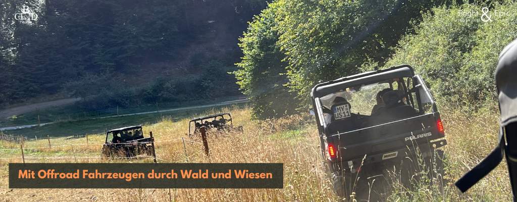 Schatzsuche durch die Eifel - PS starkes Offroad Abenteuer als Betriebsausflug und Teamevent bei Bright and Epic und b-ceed buchen