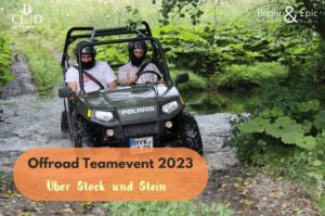 Offroad treasure hunt Eifel - company outing with action and team event of superlatives - bceed and bright and epic europe 2023