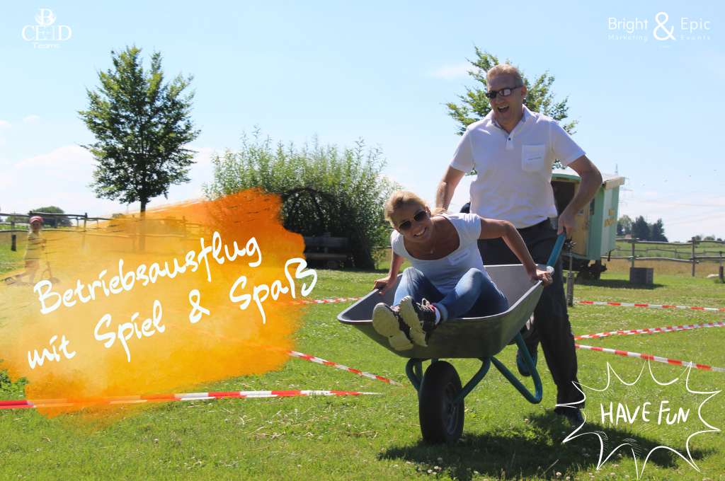 Creative ideas for a company outing in summer with fun and games from b-ceed and Bright &amp; Epic Event Group