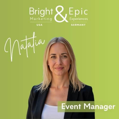 Natalia - Event Manager at b-ceed and Bright &amp; Epic